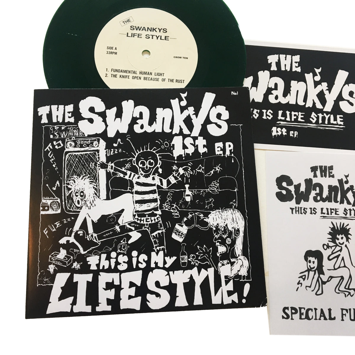 THE SWANKYS / BEST OF LIFE STYLE LP アナーキー GAUZE スワンキーズ 