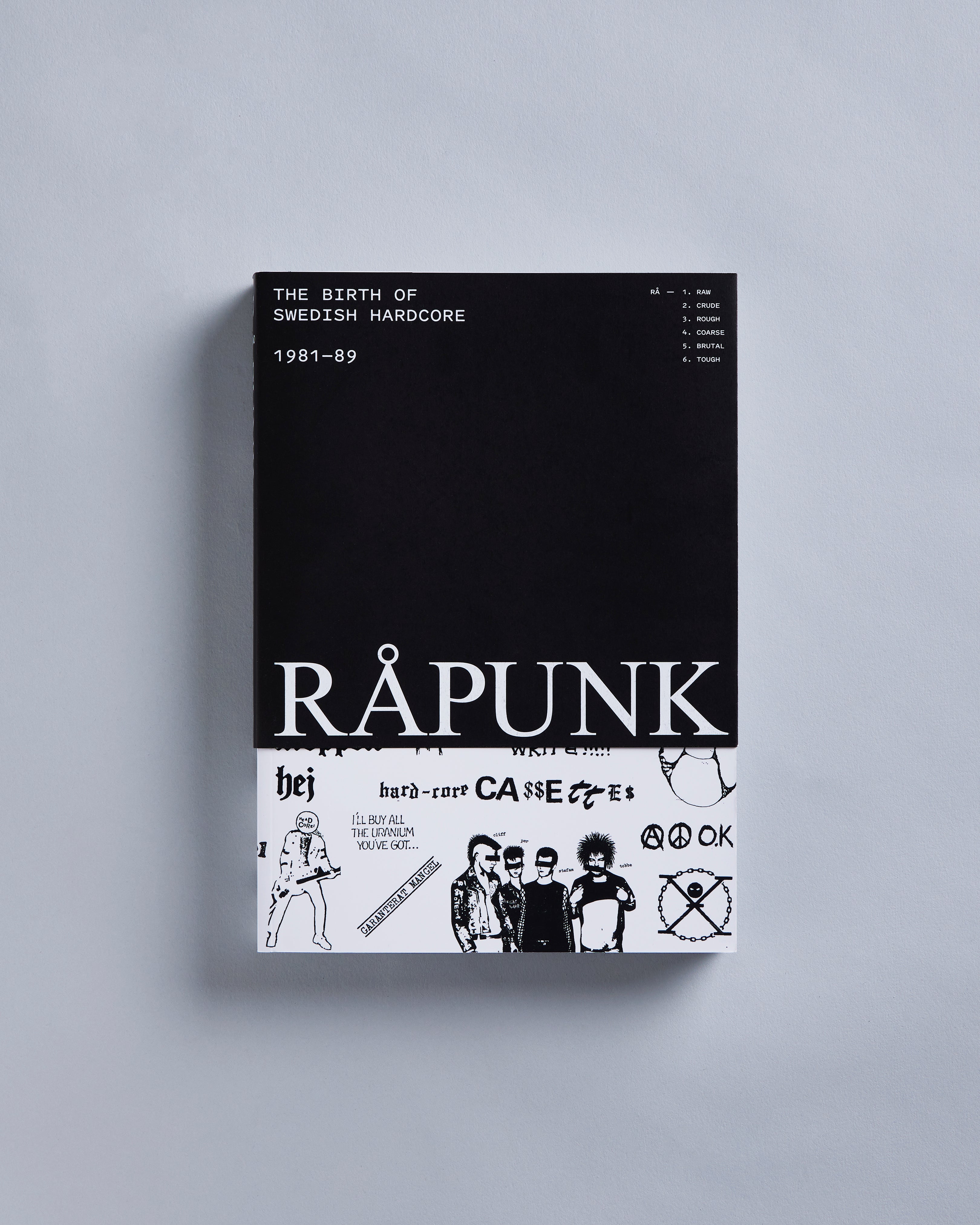 Råpunk: The Birth of Swedish Hardcore 1981-89 book – Sorry State Records
