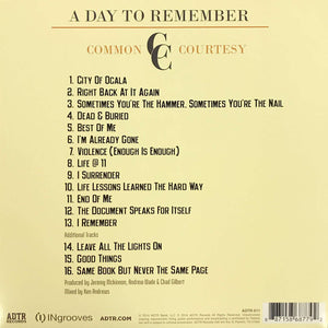 A Day To Remember: Common Courtesy 12"