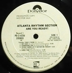 Atlanta Rhythm Section: Are You Ready! 2x12"