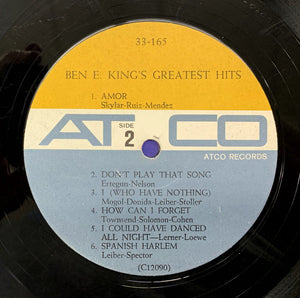 Ben E. King: Ben E. King's Greatest Hits 12"