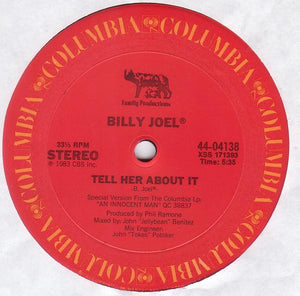 Billy Joel: Tell Her About It 12"