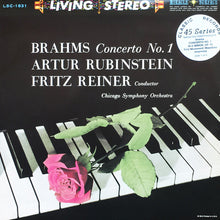 Brahms / Artur Rubinstein / Fritz Reiner Conductor / Chicago Symphony Orchestra: Concerto No.1 4x12"