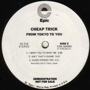 Cheap Trick: From Tokyo To You 12"