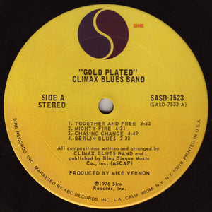 Climax Blues Band: Gold Plated 12"