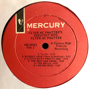 Clyde McPhatter: Clyde McPhatter's Greatest Hits 12"