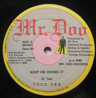 Cocoa Tea / Ninja Man: Keep On Doing It / New Gun Fi Buss 12