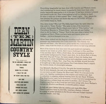 Dean Martin: Country Style 12"