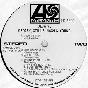 Crosby, Stills, Nash & Young: Déjà Vu 12"