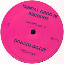 Donato Dozzy: Dimensions EP 12"