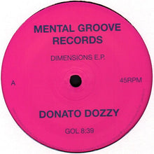 Donato Dozzy: Dimensions EP 12"