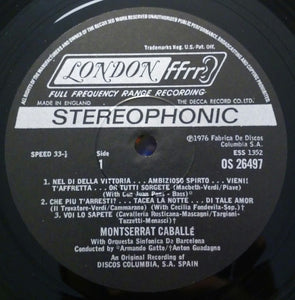 Montserrat Caballé: Dramatic Soprano Arias 12"