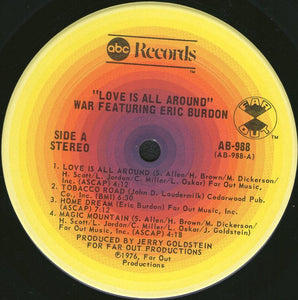 Eric Burdon & War: Love Is All Around 12"