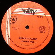 Frankie Paul: Musical Explosion 12"