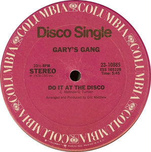 Gary's Gang: Keep On Dancin' / Do It At The Disco 12"