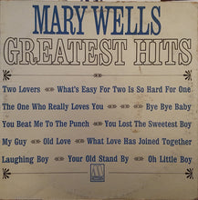 Mary Wells: Greatest Hits 12"