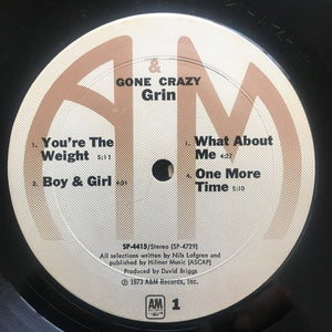 Grin: Gone Crazy 12"