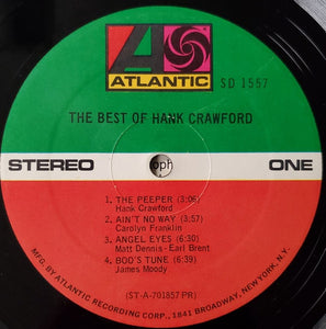 Hank Crawford: The Best Of Hank Crawford 12"