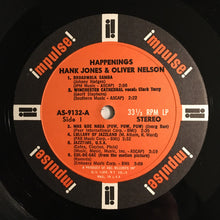 Hank Jones & Oliver Nelson: Happenings 12"