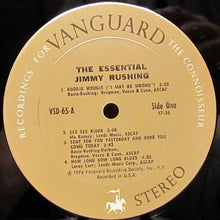 Jimmy Rushing: The Essential Jimmy Rushing 2x12"