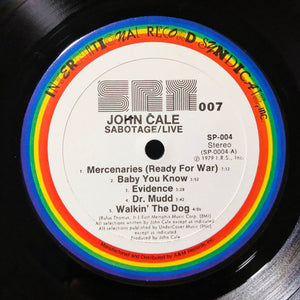 John Cale: Sabotage/Live 12"