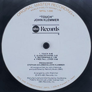 John Klemmer: Touch 12"