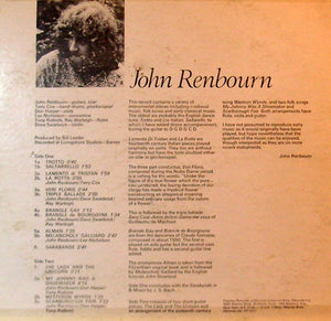 John Renbourn: The Lady And The Unicorn 12"