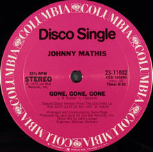 Johnny Mathis: Begin The Beguine / Gone, Gone, Gone 12"