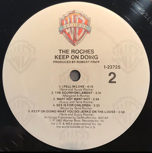 The Roches: Keep On Doing 12"