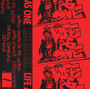 Life As One: Demo 2016 cassette