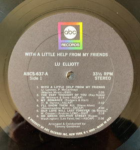 Lu Elliott: With A Little Help From My Friends 12"