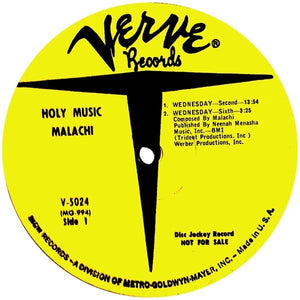 Malachi: Holy Music 12"