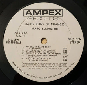 Marc Ellington: Rains/Reins Of Changes 12"