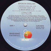 Marianne Faithfull: Broken English 12"