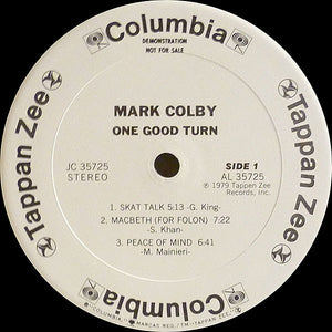 Mark Colby: One Good Turn 12"