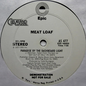 Meat Loaf: Paradise By The Dashboard Light 12"