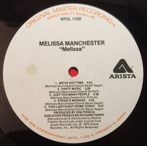 Melissa Manchester: Melissa 12"