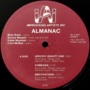 Mike Nock / Bennie Maupin / Cecil McBee / Eddie Marshall: Almanac 12"