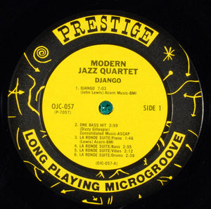 Modern Jazz Quartet: Django 12"