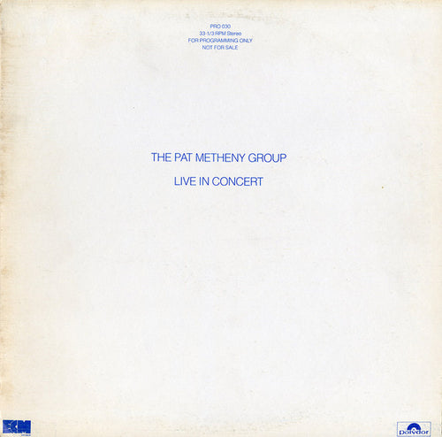 Pat Metheny Group: Live In Concert 12