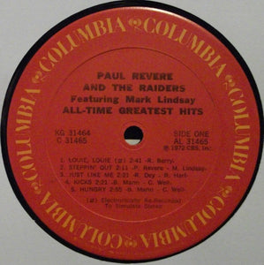 Paul Revere & The Raiders: All-Time Greatest Hits 2x12"