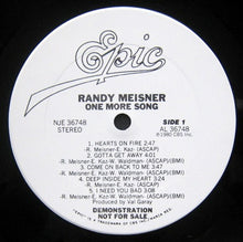 Randy Meisner: One More Song 12"