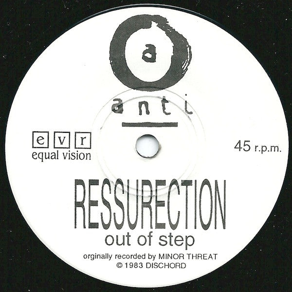 Ressurection / Shades Apart: Anti zine 7