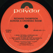 Richard Thompson: Across A Crowded Room 12"