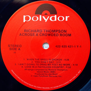 Richard Thompson: Across A Crowded Room 12"