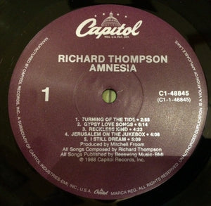 Richard Thompson: Amnesia 12"