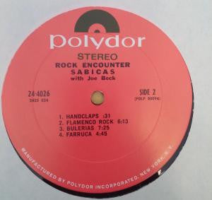 Sabicas With Joe Beck: Rock Encounter 12"