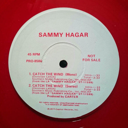 Sammy Hagar: Catch The Wind 12