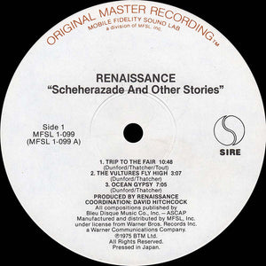 Renaissance: Scheherazade And Other Stories 12"