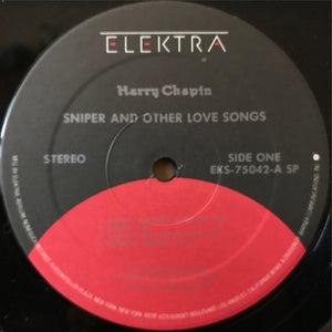 Harry Chapin: Sniper And Other Love Songs 12"